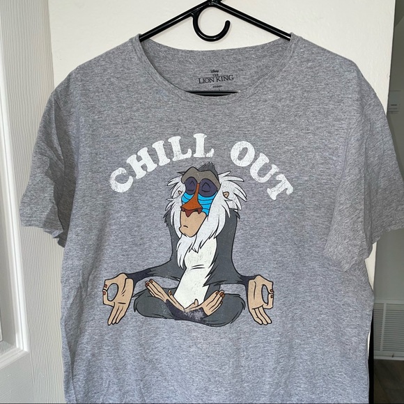 Disney Chill Out Graphic Tee in Grey - Picture 4 of 4